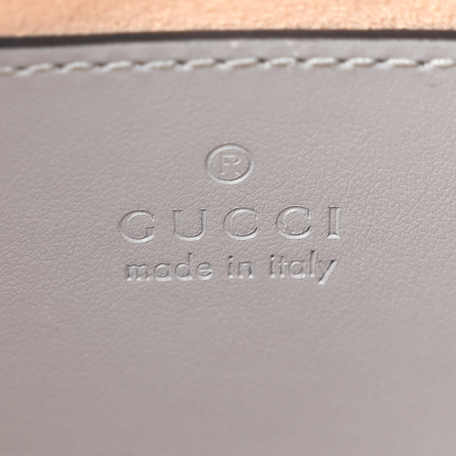 Gucci Calfskin Matelasse Aria Small GG Marmont Chain Shoulder Bag Deep Grey 6 of 11