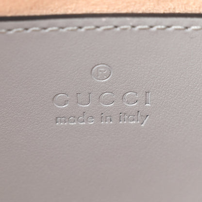 Gucci Calfskin Matelasse Aria Small GG Marmont Chain Shoulder Bag Deep Grey 6 of 11