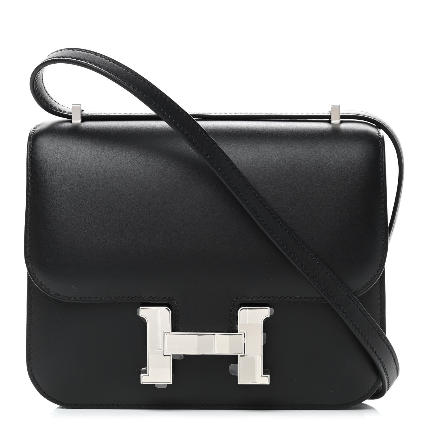 Hermes Veau Monsieur Mirror Constance 18 Black 1 of 9