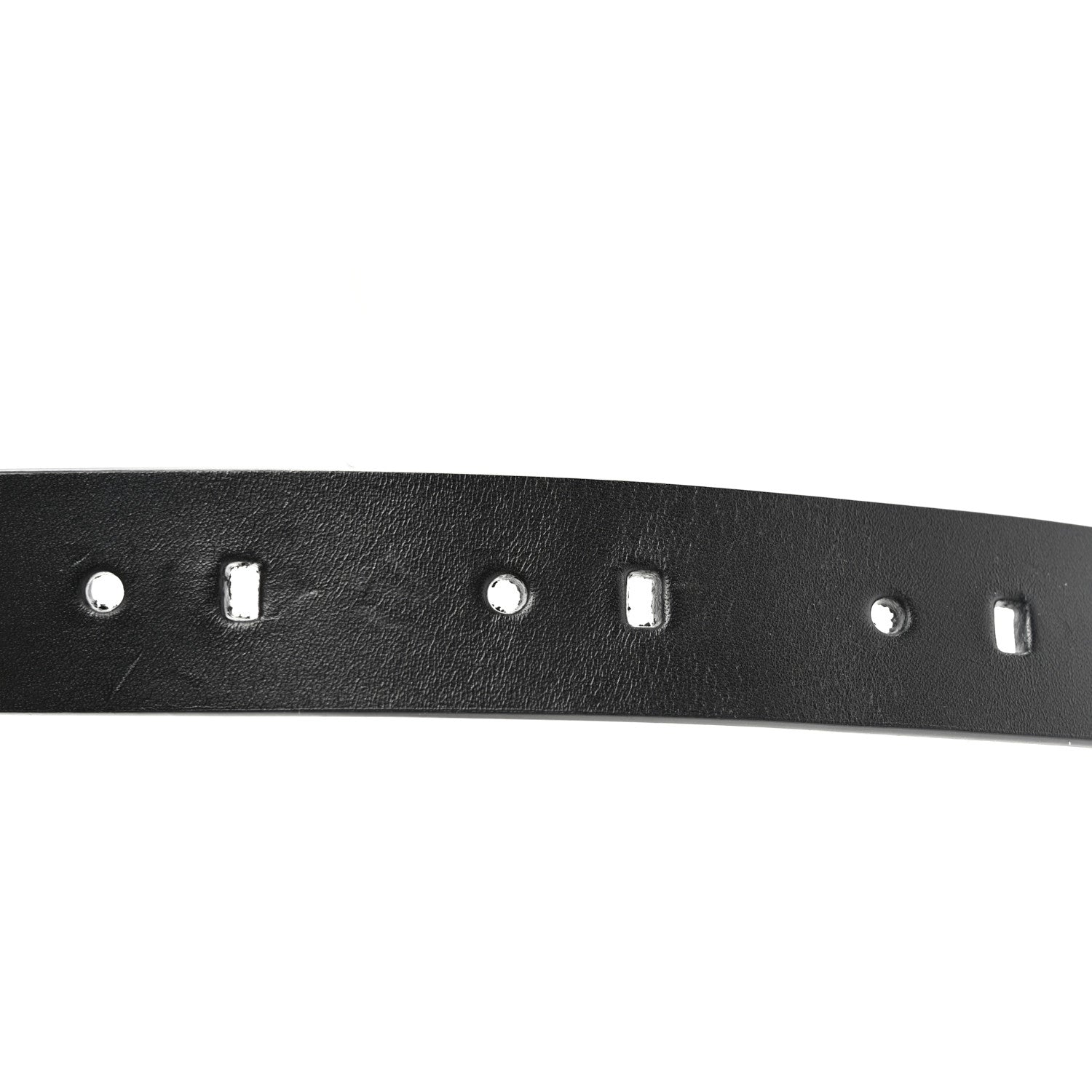 Versace X FENDI Calfskin Fendace Logo Belt 95 38 Black 5 of 5