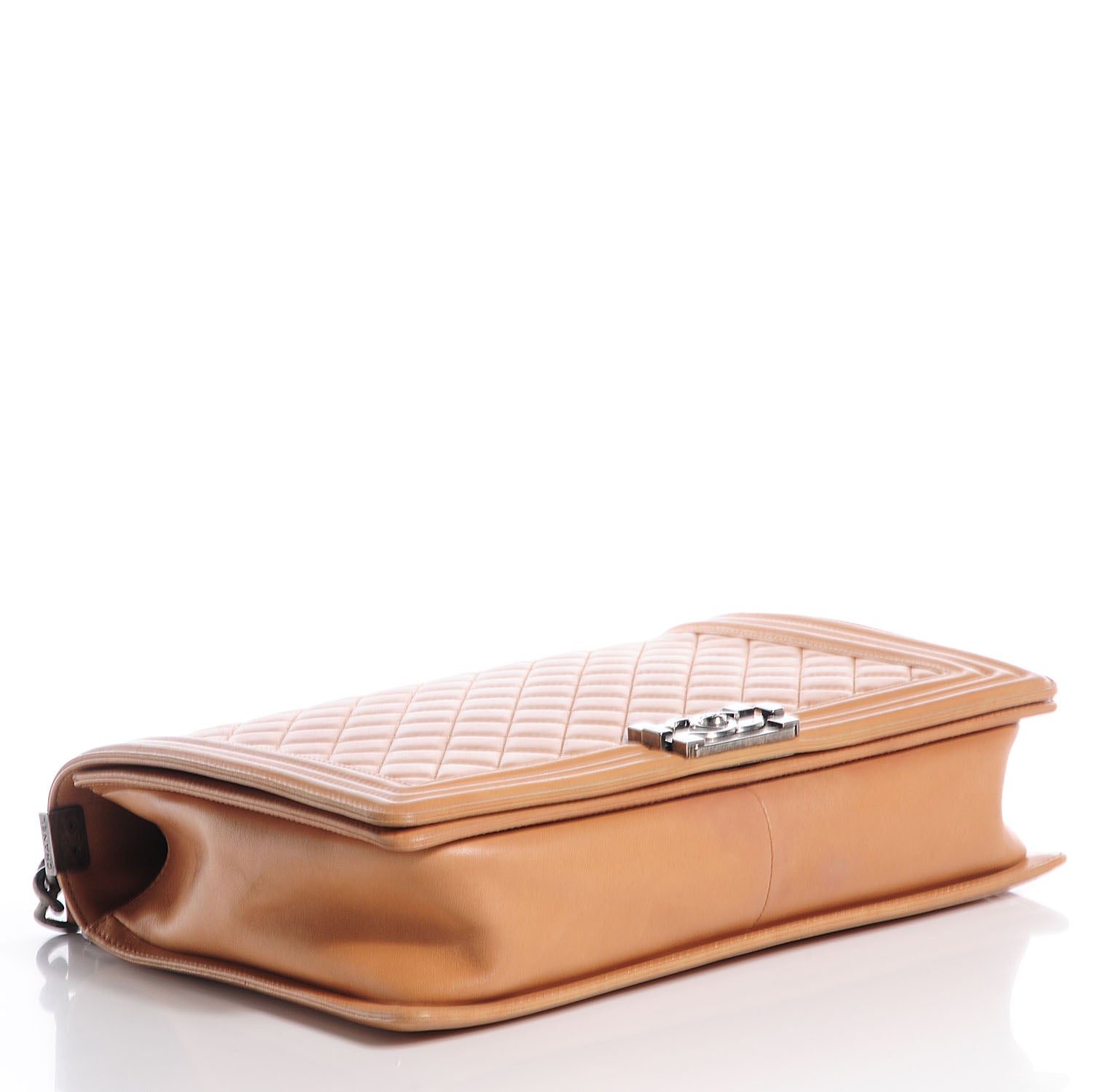 Chanel Lambskin Quilted Large Boy Flap Beige 4 of 7