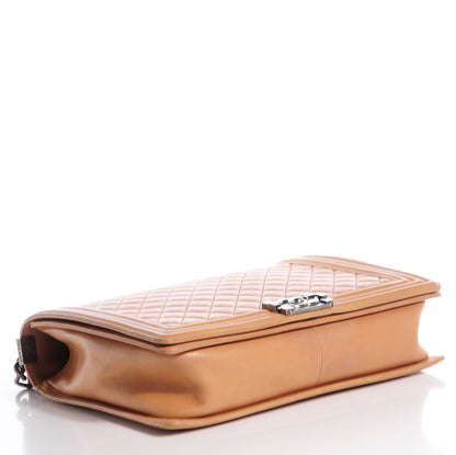 Chanel Lambskin Quilted Large Boy Flap Beige 4 of 7