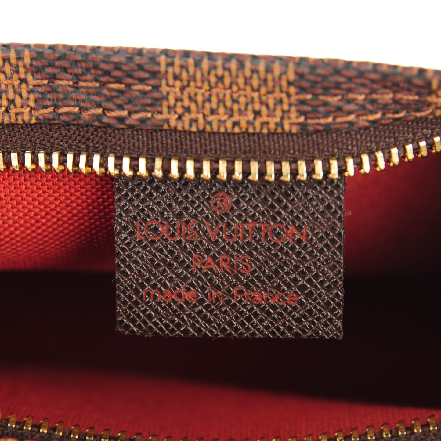 Damier Ebene Trousse Make Up Bag Pochette