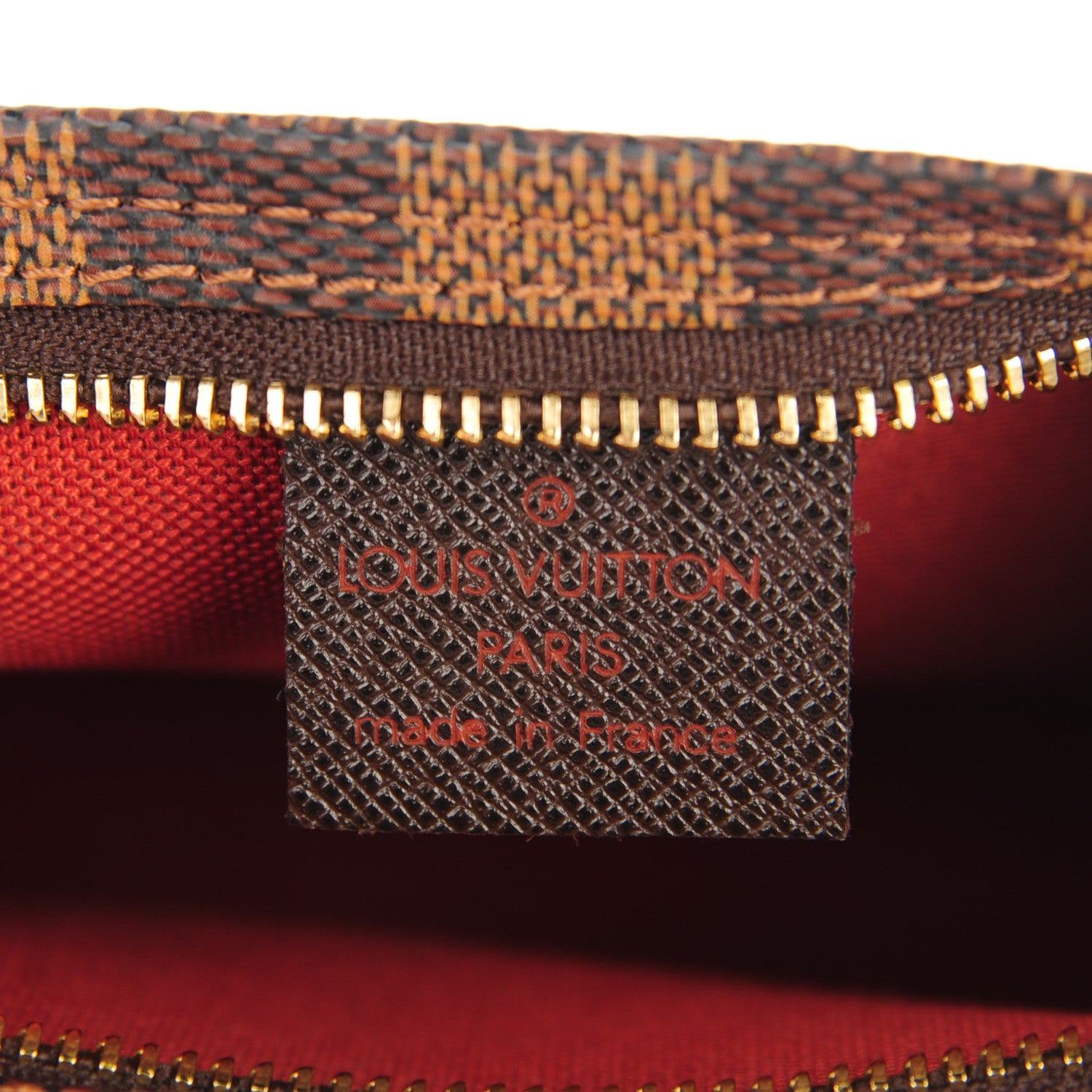 Louis Vuitton Damier Ebene Trousse Make Up Bag Pochette 6 of 7