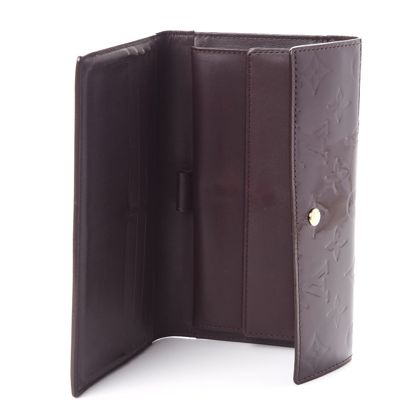 Vernis Porte Tresor International Wallet Amarante