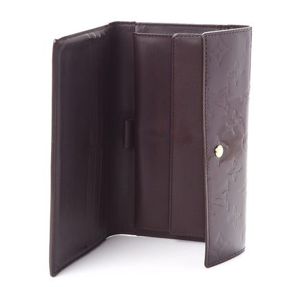 Louis Vuitton Vernis Porte Tresor International Wallet Amarante 5 of 9