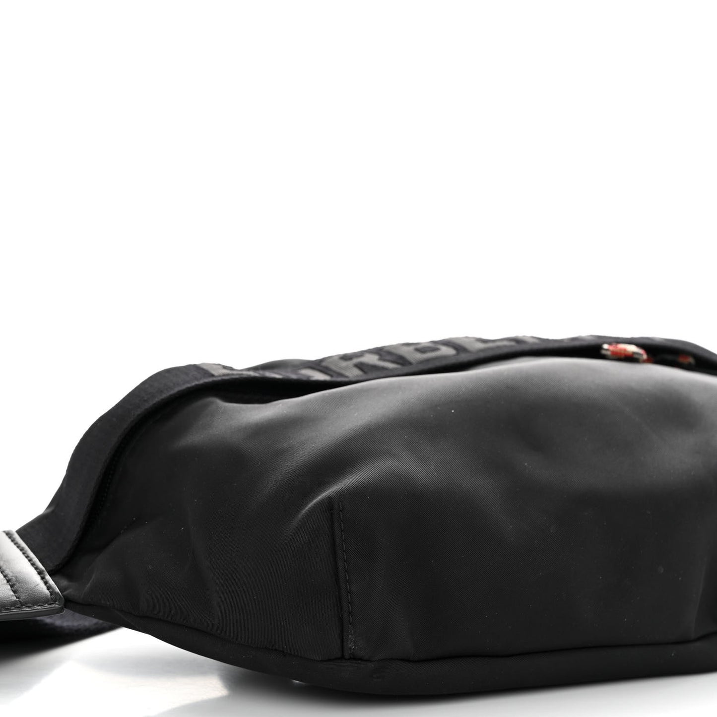 Nylon Logo Bum Bag Black