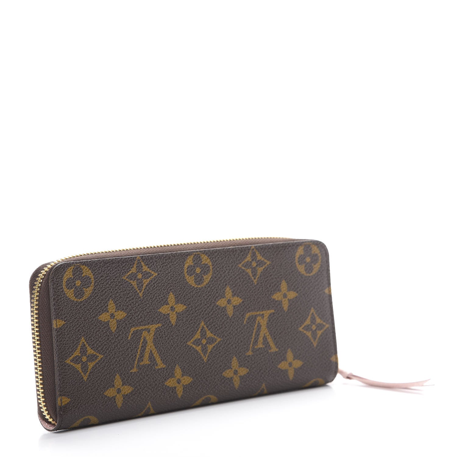 Louis Vuitton Monogram Clemence Wallet Rose Ballerine 2 of 7
