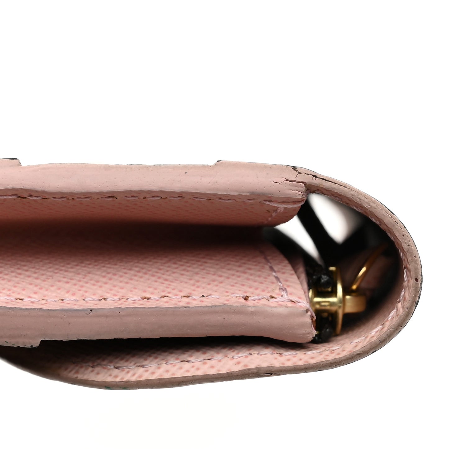 Damier Ebene Caissa Wallet Rose Ballerine