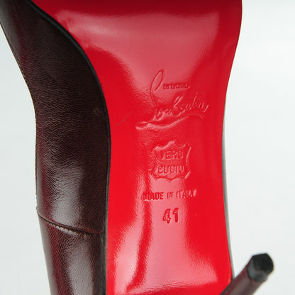 Christian Louboutin Kid Decoltissimo 100 Pumps 41 Brown 6 of 9