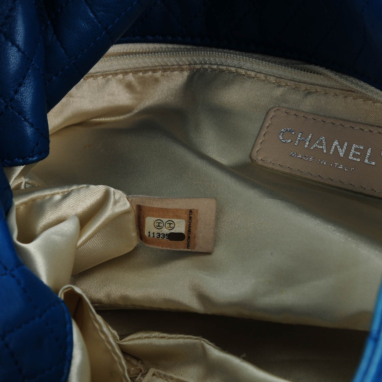 Chanel Lambskin Soft and Chain Large Flap Blue 7 of 8