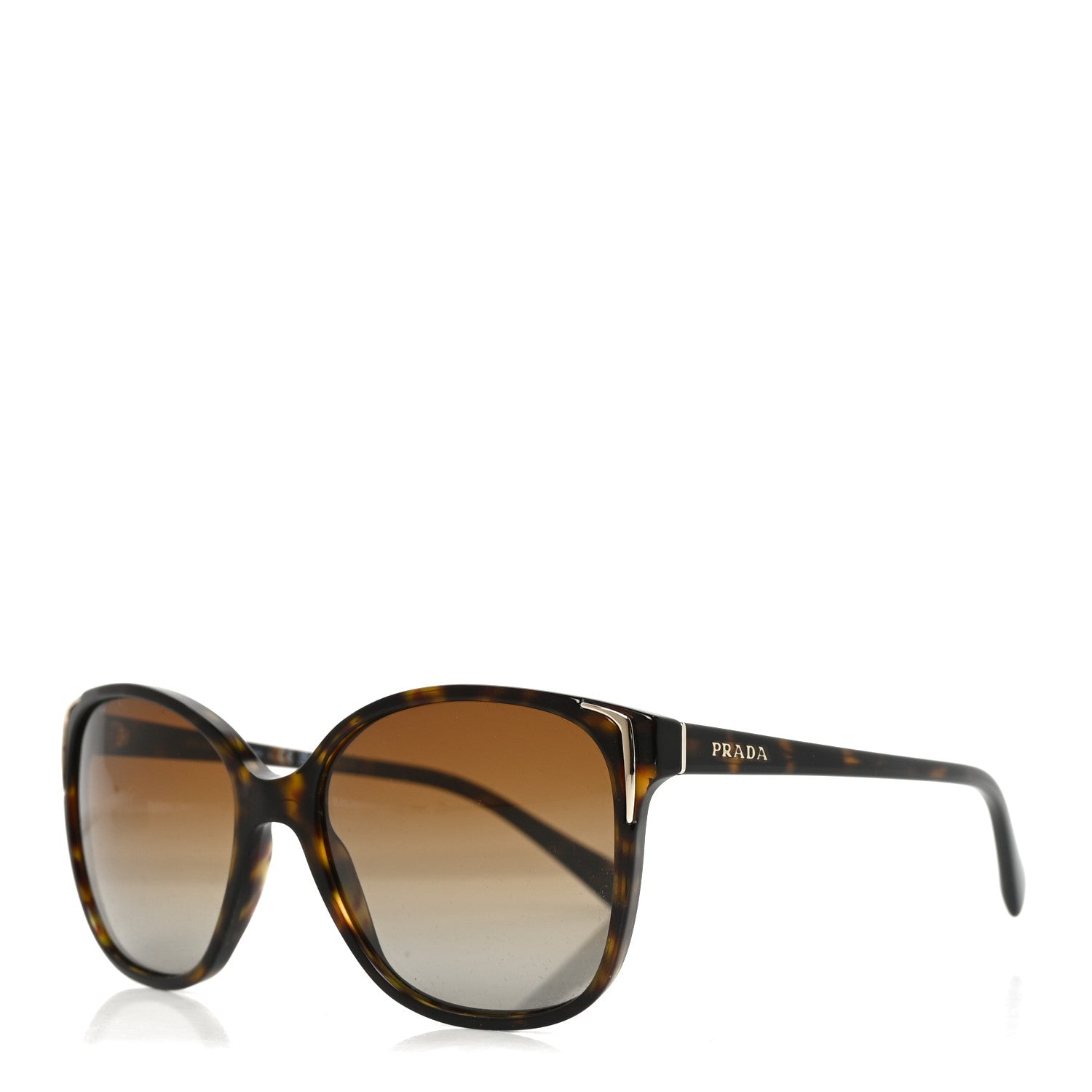 Prada Acetate Sunglasses SPR 01O Tortoise 1 of 7