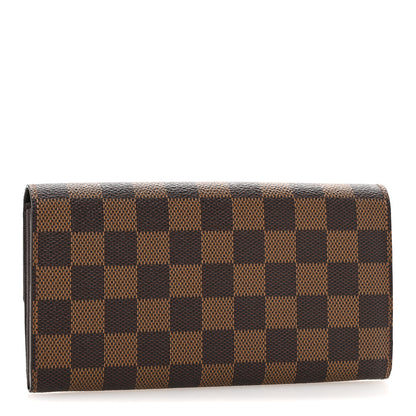 Louis Vuitton Damier Ebene Sarah Wallet 3 of 9