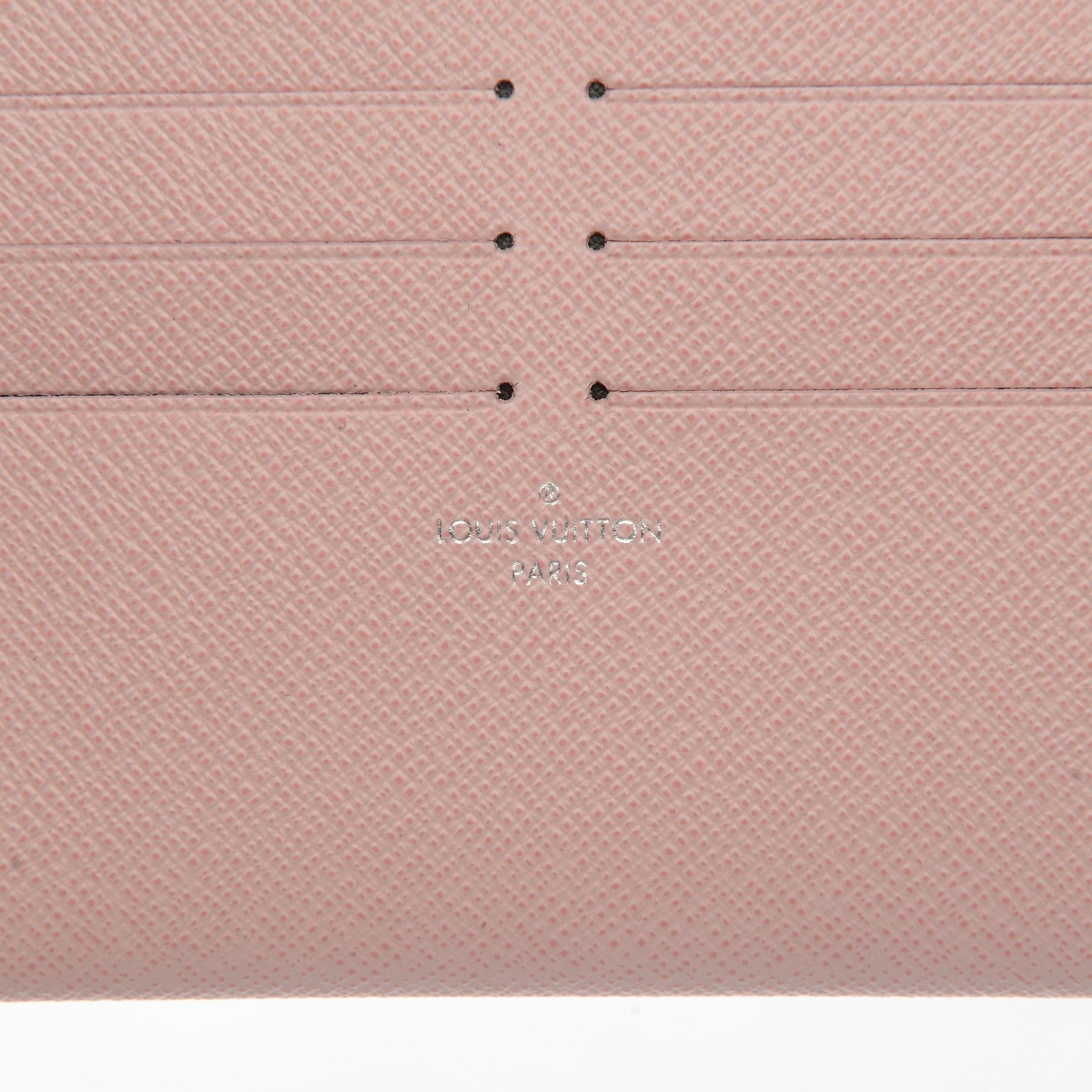 Louis Vuitton Calfskin Felicie Card Holder Insert Rose Ballerine 6 of 6
