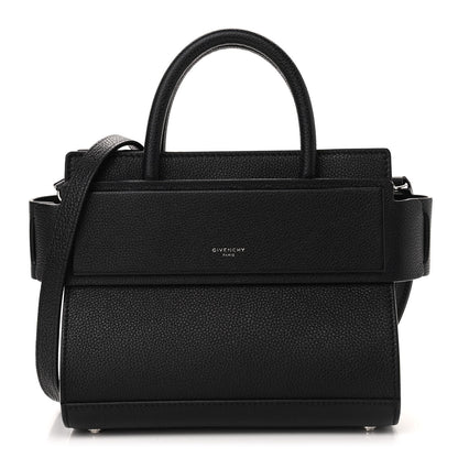 Givenchy Grained Calfskin Mini Horizon Satchel Black 1 of 9