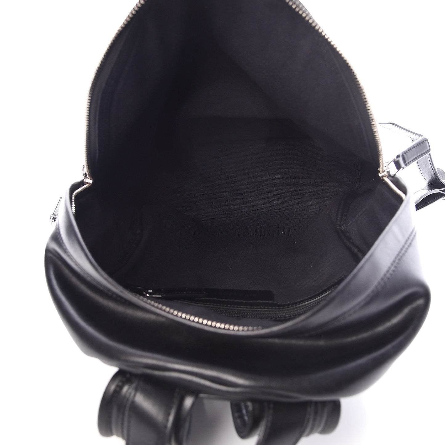 Calfskin Star Mini Backpack Black Red