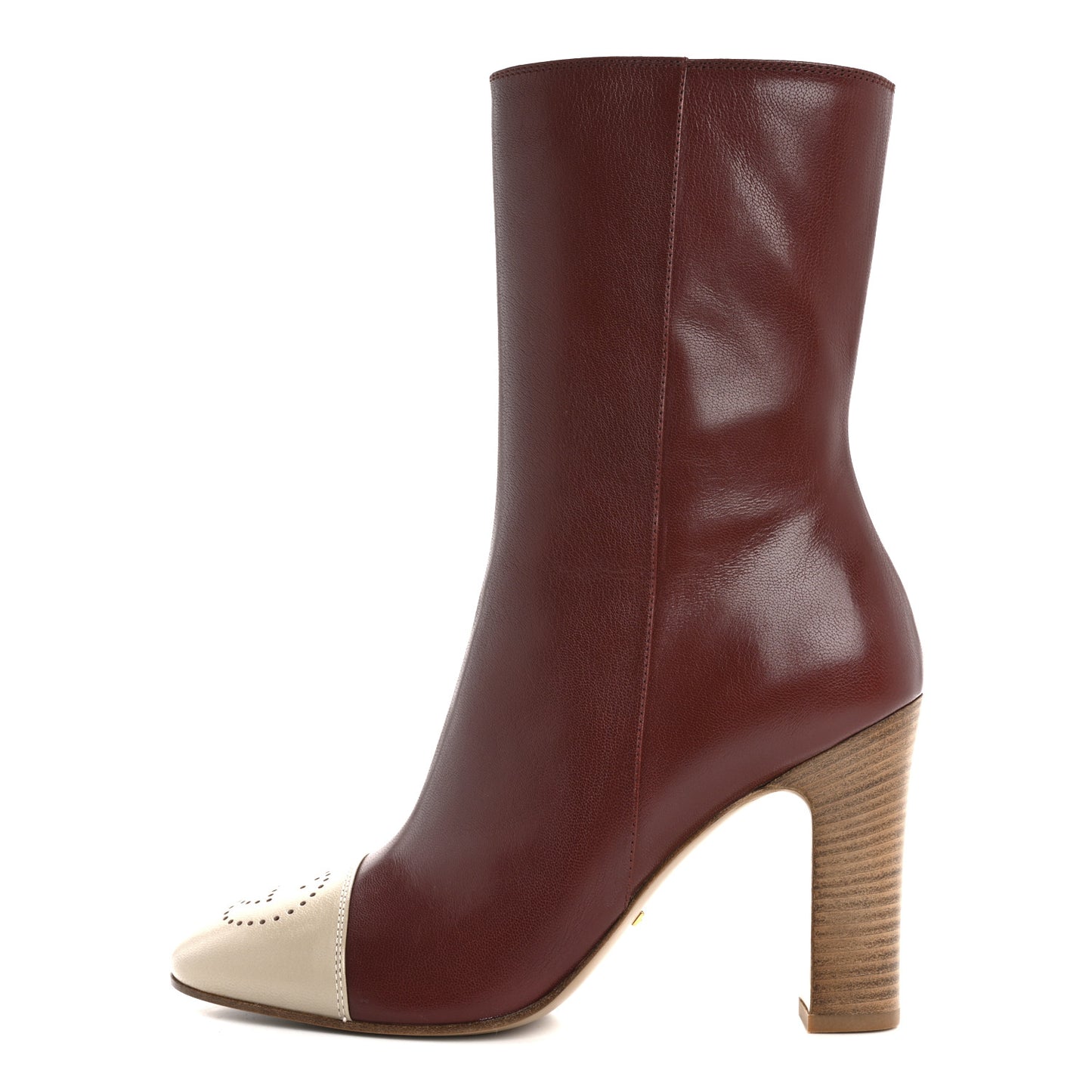Goatskin Hills Logo Boots 40 Oatmeal Garnet