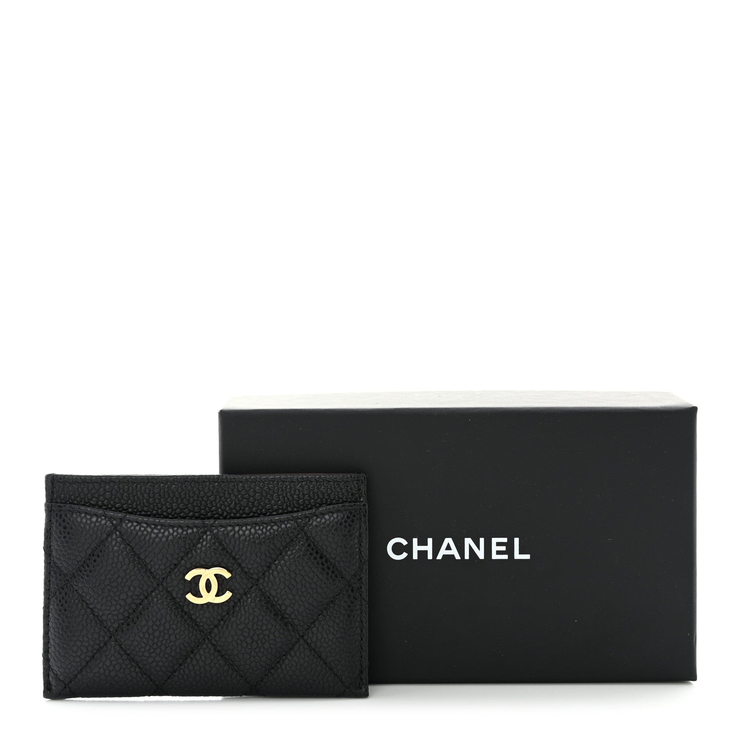 Chanel Caviar Quilted Card Holder Black 10 of 10