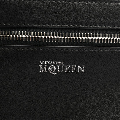 Alexander McQueen Calfskin Studded Skull Small Zipped Pouch Black 8 of 9