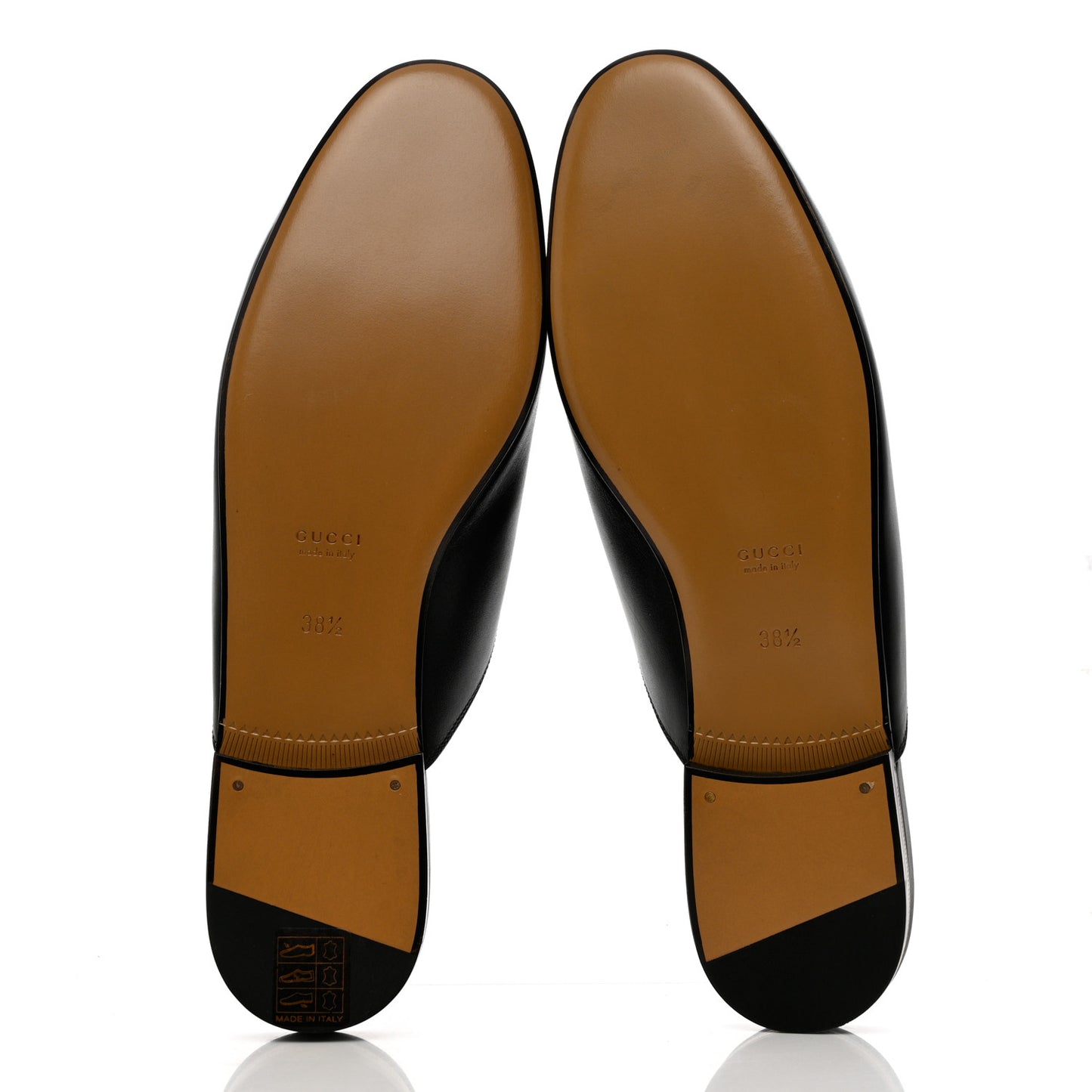 Calfskin Womens Princetown Slippers 38.5 Black