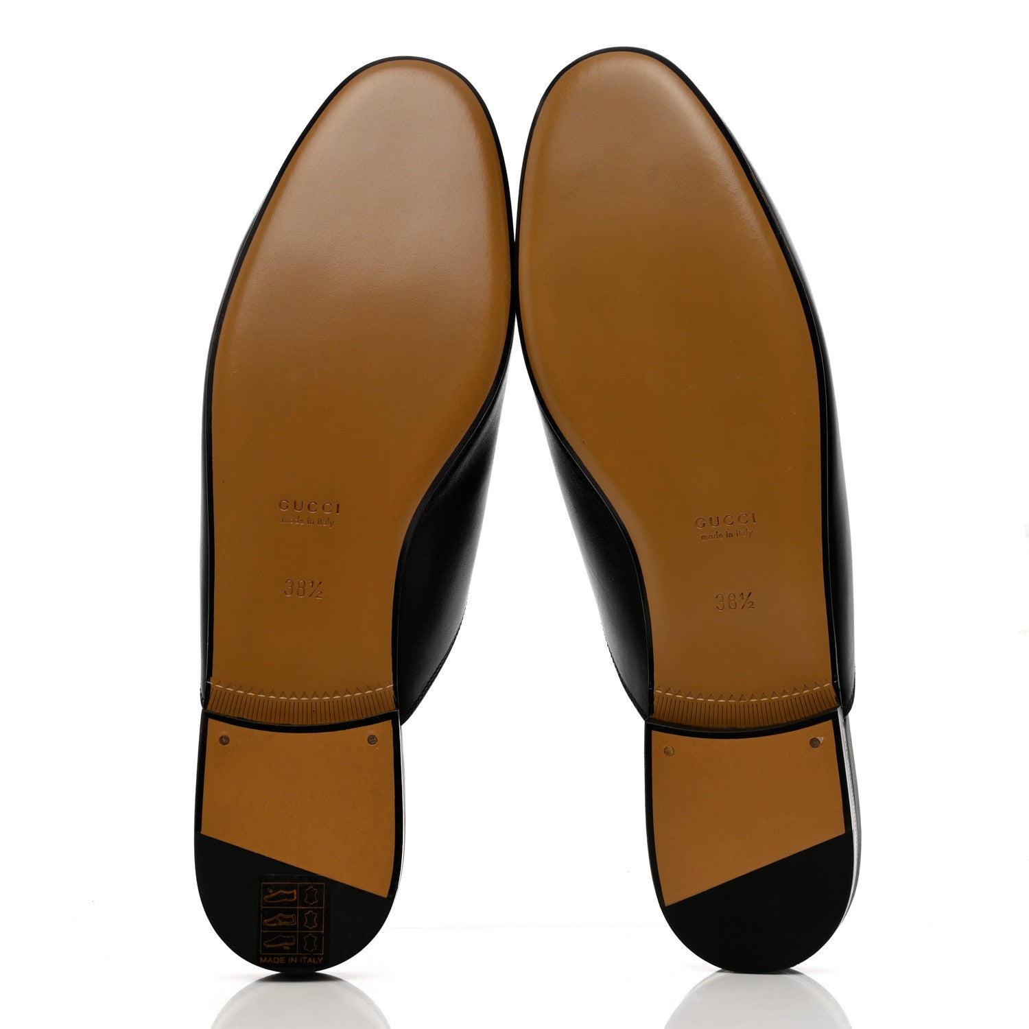 Gucci Calfskin Womens Princetown Slippers 38.5 Black 5 of 9
