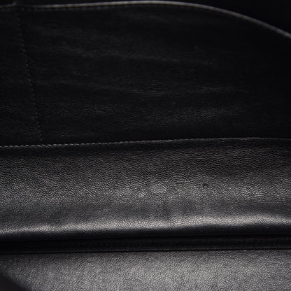 Celine Drummed Calfskin Suede Large Trapeze Black 8 of 14