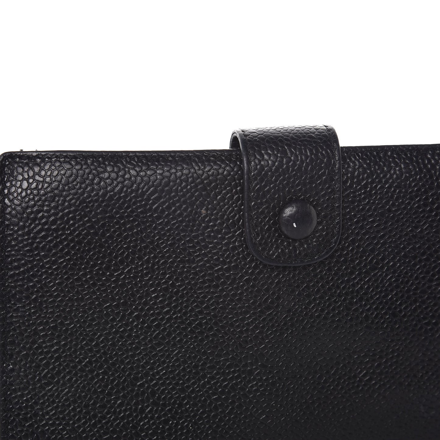 Caviar Timeless CC French Wallet Black