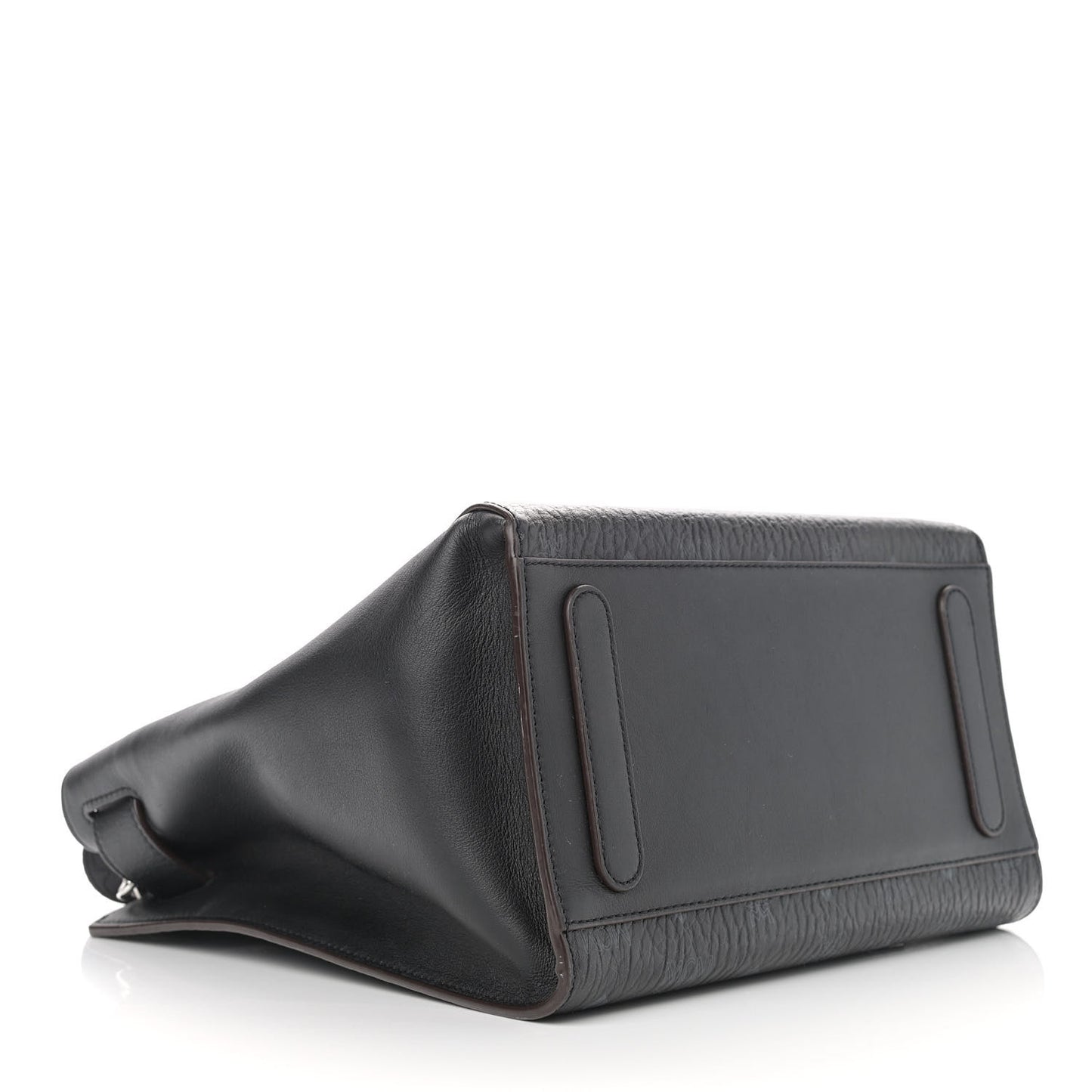 Visetos Calfskin Essential Bucket Bag Black