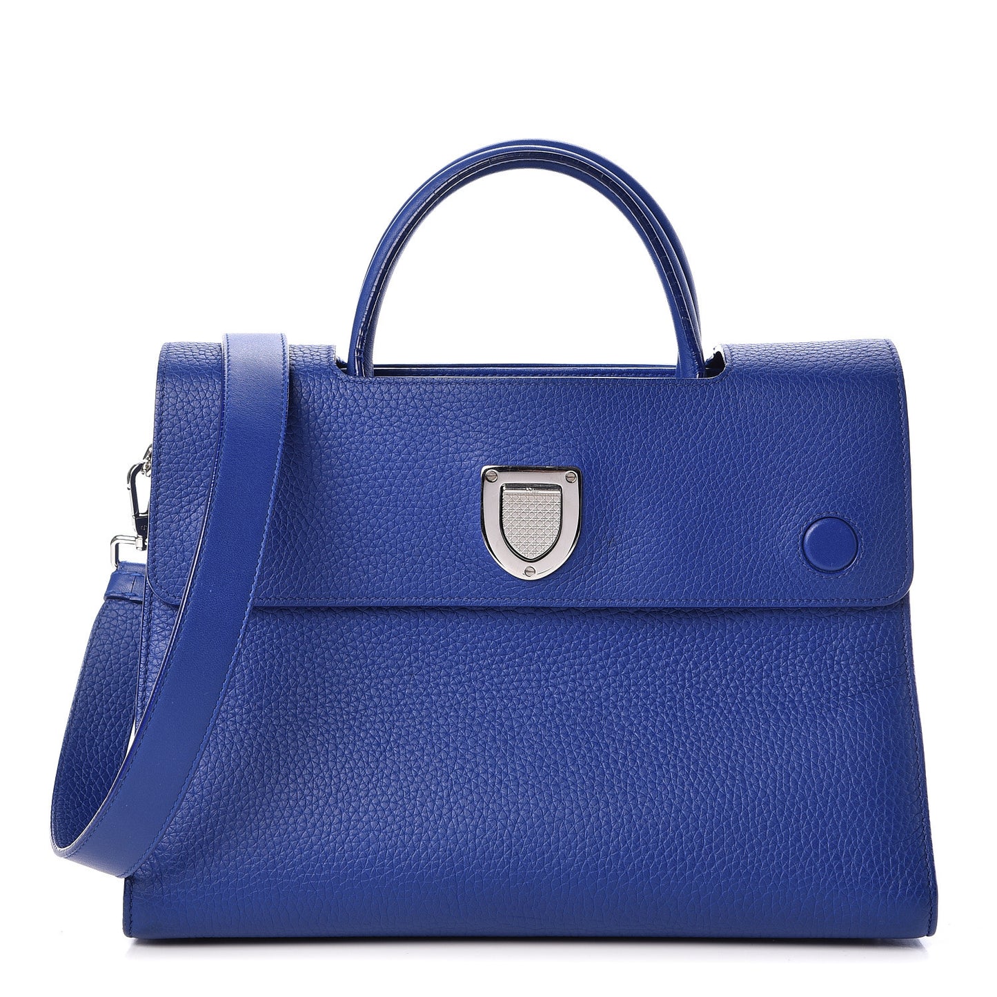 Bullcalf Medium Diorever Flap Yves Klein Blue