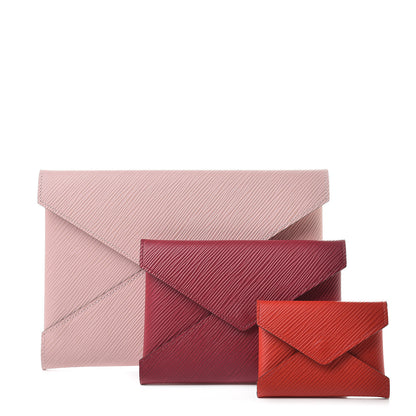 Louis Vuitton Epi Kirigami Pochette Set Rose Ballerine Fuchsia Coquelicot 1 of 13