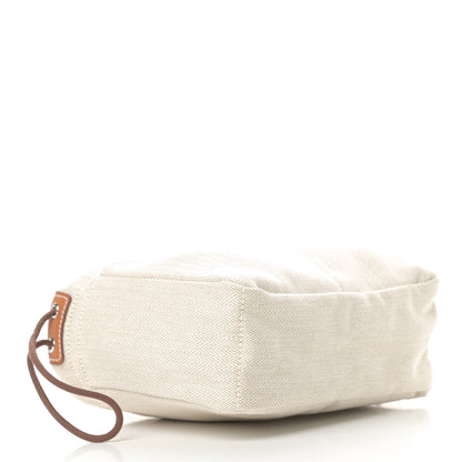 Hermes Canvas Barenia Fourbi 20 PM Pouch Naturel Fauve 4 of 8