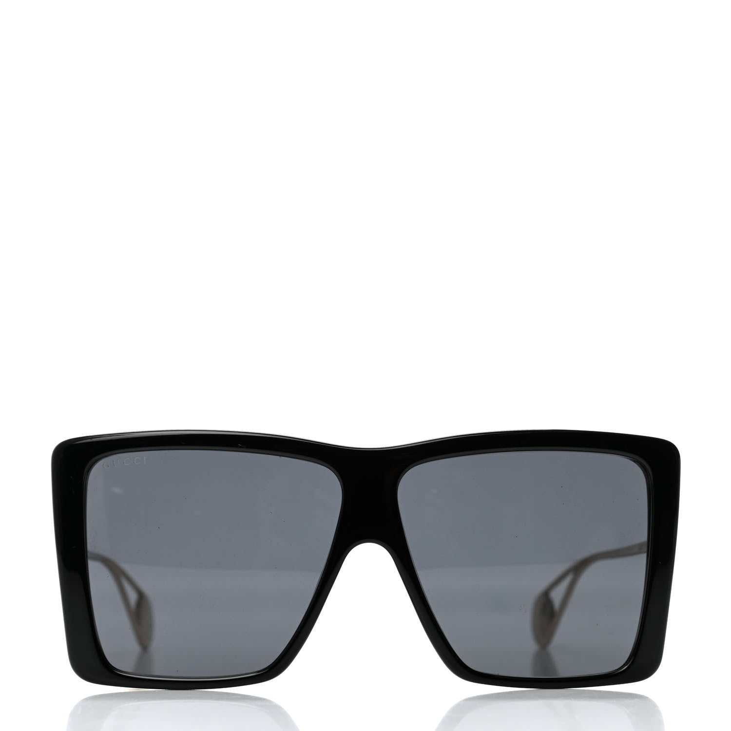 Gucci Acetate Oversize Square Frame GG0434S Sunglasses Black 2 of 4