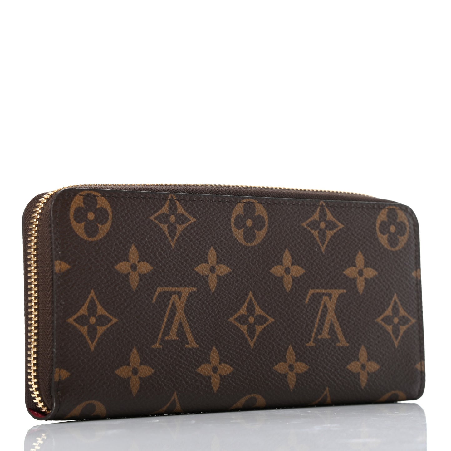 Monogram Clemence Wallet Fuchsia