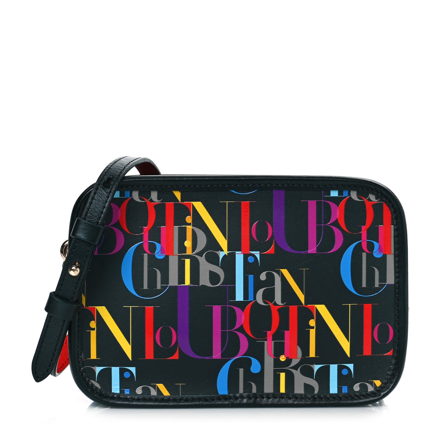 Calfskin Small Logo Radioloubi Multicolor
