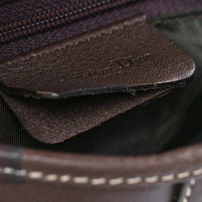Christian Dior Calfskin Saddle Bag Brown 12 of 15
