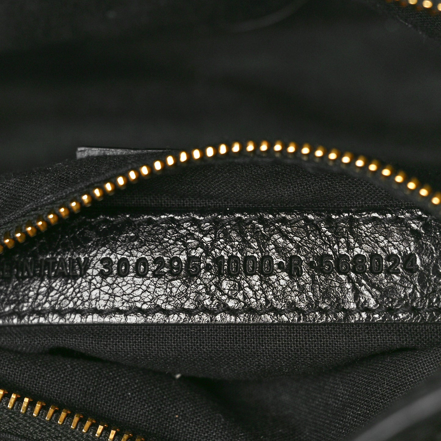 Agneau Classic Gold Hardware Mini City Black