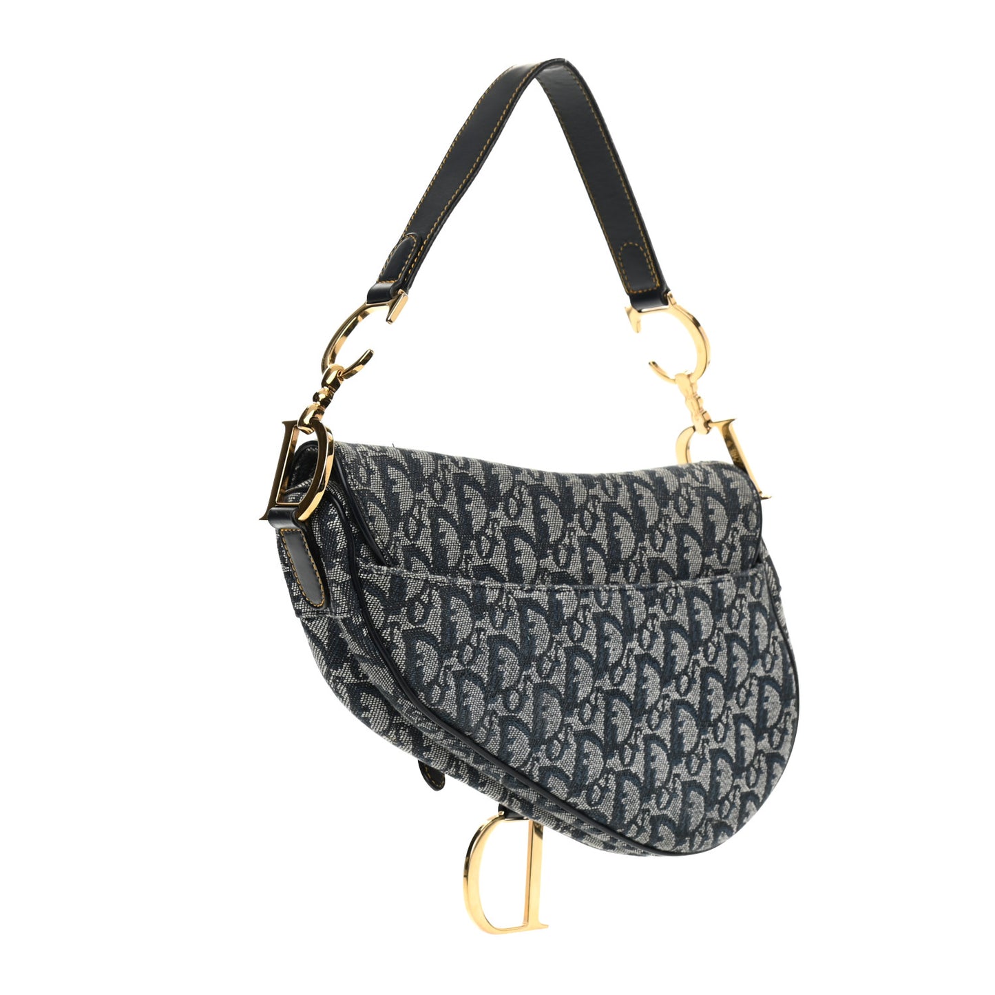 Monogram Saddle Bag Blue
