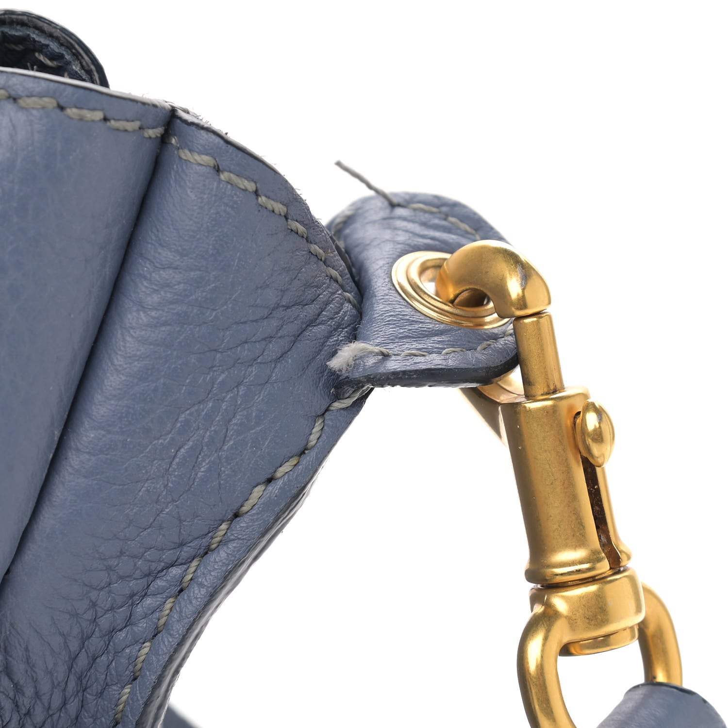 Chloe Calfskin Medium Marcie Satchel Street Blue 13 of 15