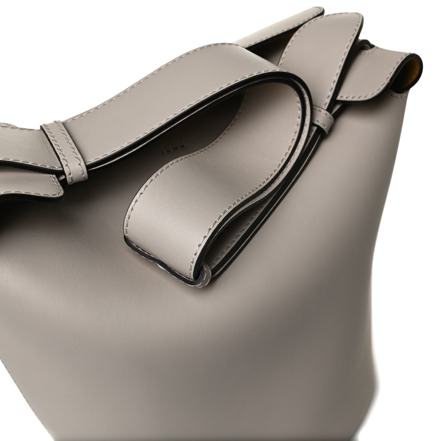 Supple Calfskin Medium Bucket Limestone