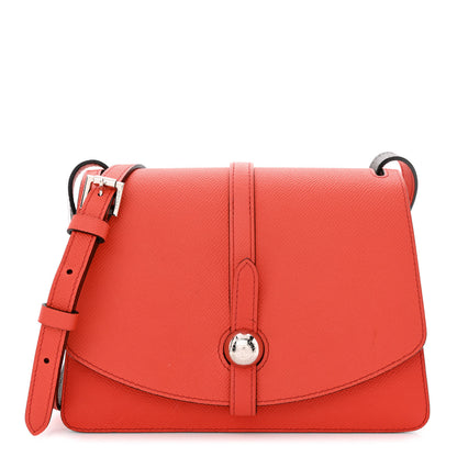 Moynat Carat Calfskin Madeleine Bag Coral Zinc 1 of 12