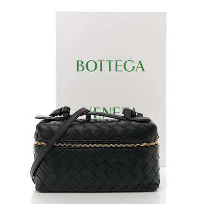 Bottega Veneta Calfskin Intrecciato Bang Bang Vanity Case Black 11 of 11