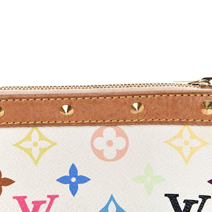Louis Vuitton Monogram Multicolor Pochette Accessories White 12 of 14