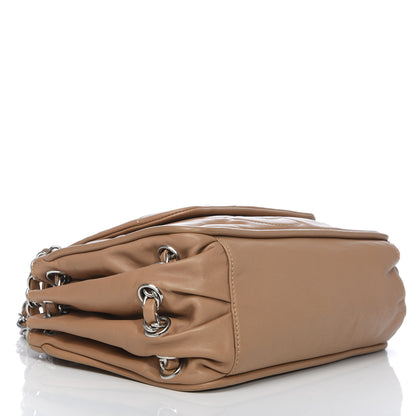 Chanel Calfskin Diagonal Ligne Flap Beige 4 of 12