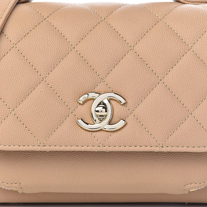 Chanel Caviar Quilted Small Business Affinity Flap Beige 12 of 12