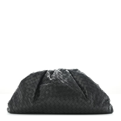 Bottega Veneta Nappa Maxi Intrecciato The Pouch Oversized Clutch Black 1 of 7
