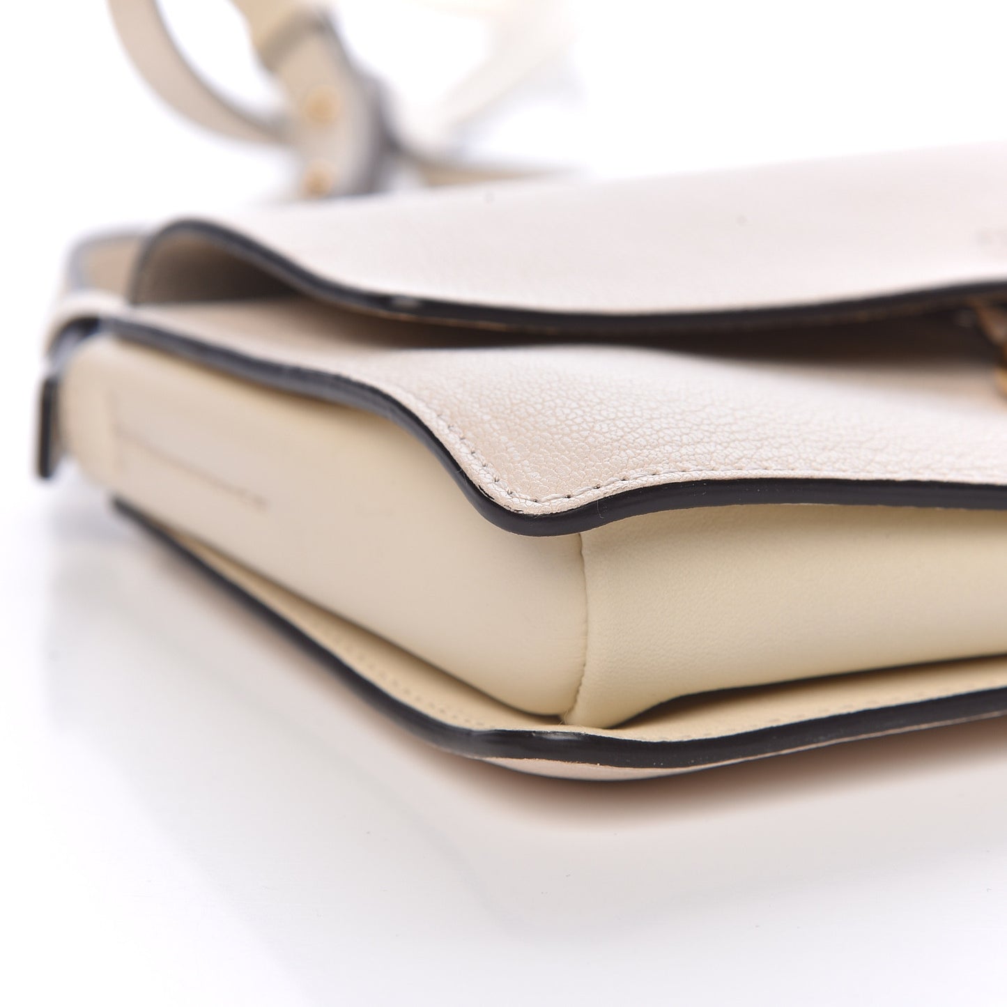 Goatskin Small Faye Shoulder Bag Tan