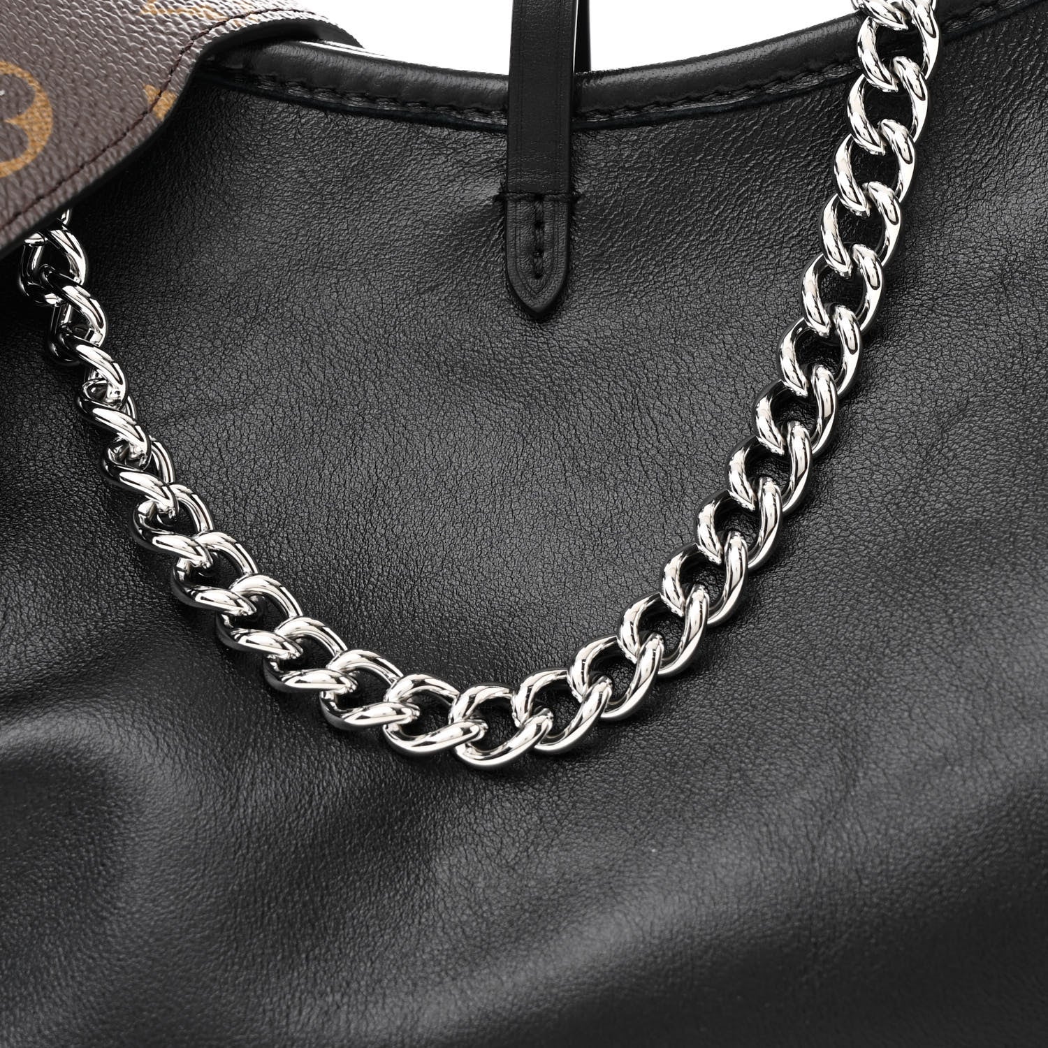 Louis Vuitton Lambskin CarryAll Cargo Vibe PM Black 7 of 10