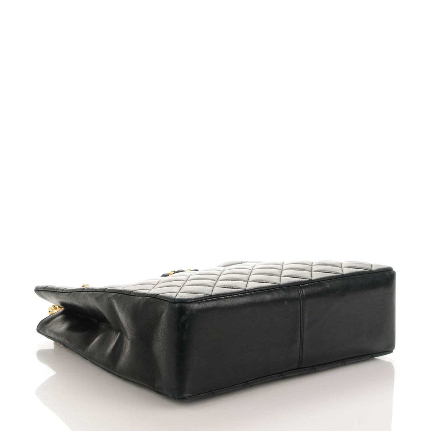 Lambskin Quilted Shoudler Bag Navy
