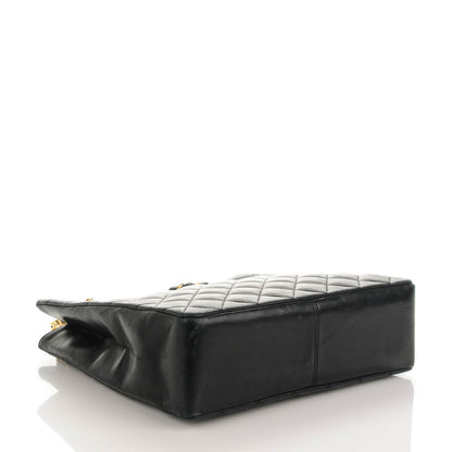 Chanel Lambskin Quilted Shoudler Bag Navy 4 of 9
