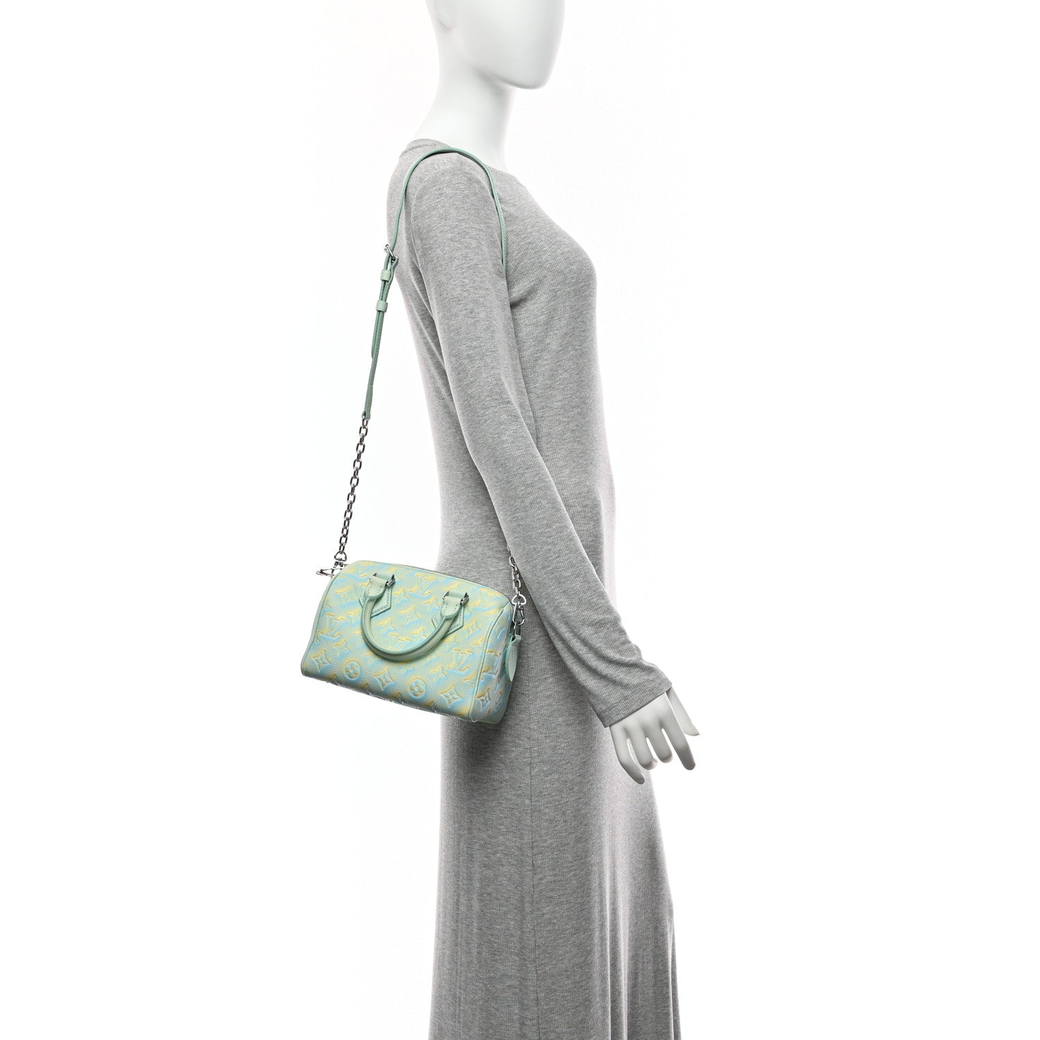 Louis Vuitton Empreinte Monogram Summer Stardust Speedy 20 Water Green 2 of 9